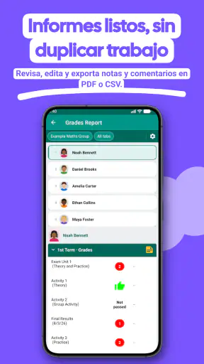 Cuaderno del profesorado screenshot 7