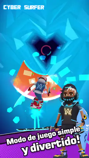 Cyber Surfer :Aventura Rítmica screenshot 3