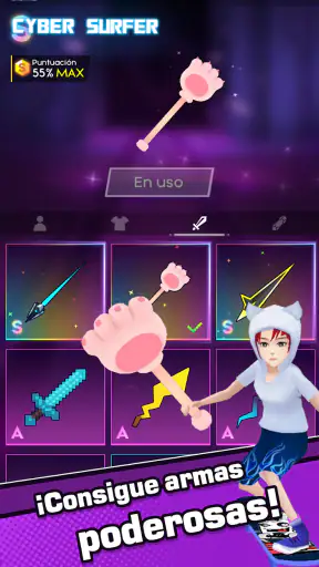 Cyber Surfer :Aventura Rítmica screenshot 6