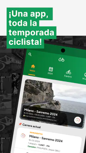 Cyclingoo: Resultados ciclismo screenshot 1
