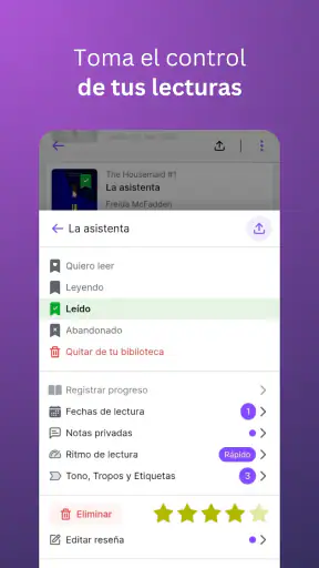 DeLibrista - Reseñas de libros screenshot 12