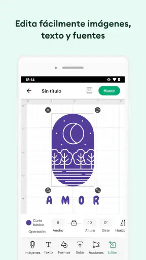 Design Space: DIY con Cricut screenshot