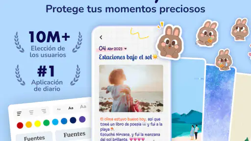 Diario secreto con contraseña screenshot 1