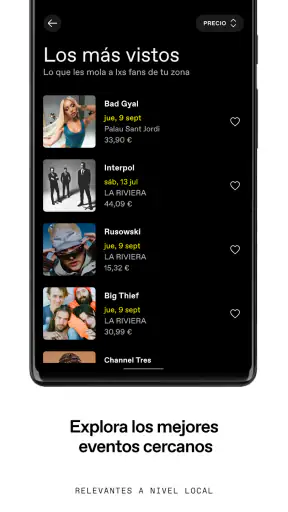 DICE: Eventos en directo screenshot 2