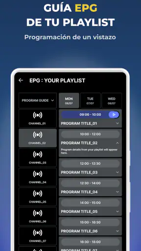 DIIXTREAM IPTV Player screenshot 5