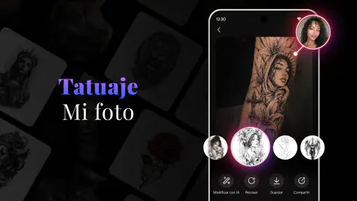 Diseño de Tatuaje IA: ArtReel screenshot 9