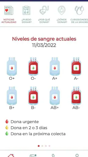 Donantes de Sangre de Euskadi screenshot 2
