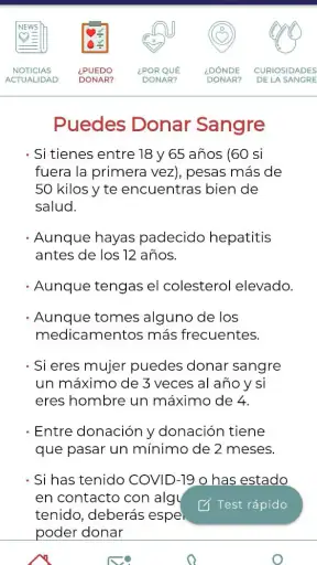 Donantes de Sangre de Euskadi screenshot 7