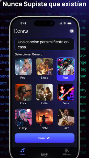 Donna IA Generador de Música screenshot 10