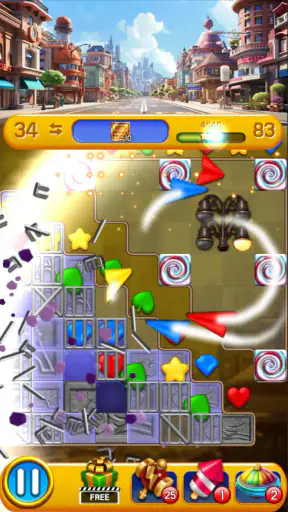 Dream City: Match3 blast screenshot 2