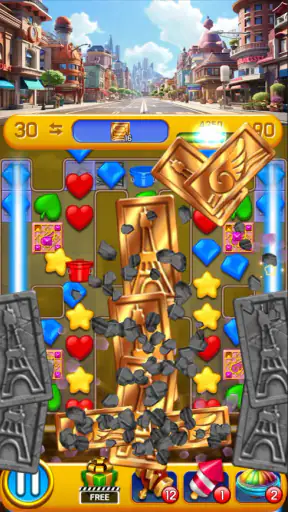 Dream City: Match3 blast screenshot 7