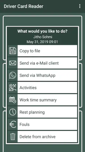 Driver Card Reader screenshot 10