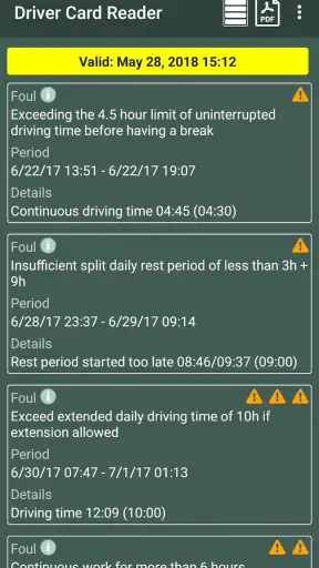 Driver Card Reader screenshot 7