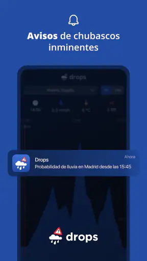 Drops - La alarma de lluvia screenshot 1