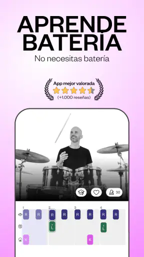 Drum Coach: Aprender Batería screenshot 1