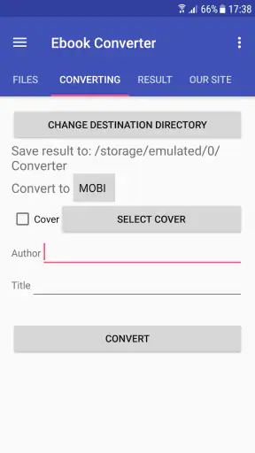 Ebook Converter screenshot 4