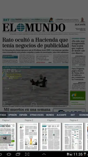 El Mundo Edición Impresa screenshot 9