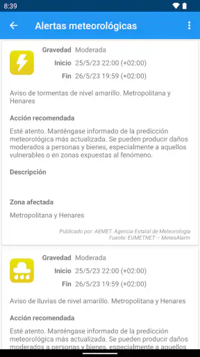 El Tiempo España XL PRO screenshot 10