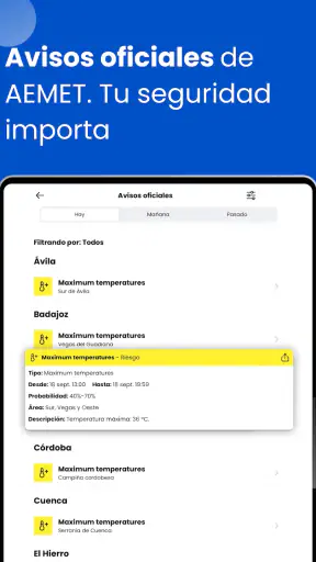 Eltiempo.es: Tiempo 14 días screenshot 12