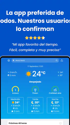 Eltiempo.es: Tiempo 14 días screenshot 9