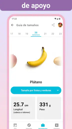 Embarazo + App Semana a Semana screenshot