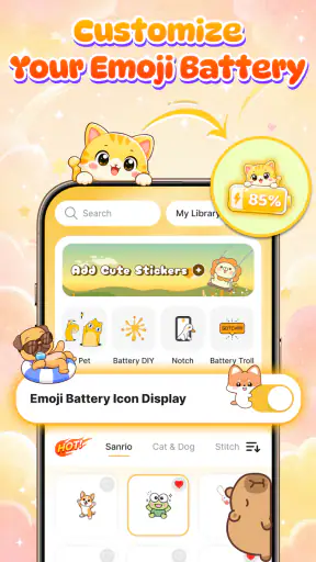 Emoji Battery: DIY Status Bar screenshot 4