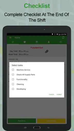 Employee Time Clock w/ GPS, Sc screenshot 11