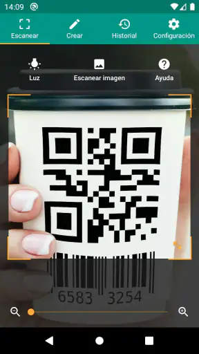 Escáner QR y de barras screenshot