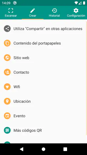 Escáner QR y de barras screenshot