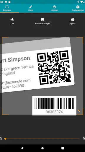 Escáner QR y de barras Pro screenshot 9