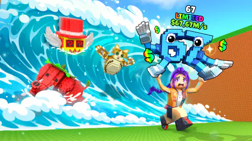 Escape Tsunami: Grab Brainrot screenshot 9