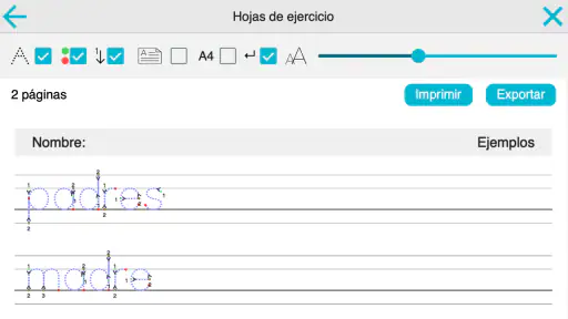 Escribo en letras de imprenta screenshot 7