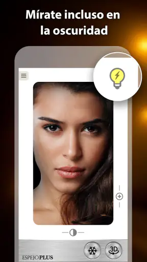 Espejo Plus: Espejo con Luz screenshot 2