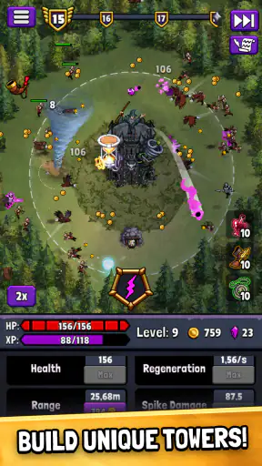 Evil Tower: defensa de torre screenshot 2