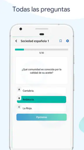 Exame de Nacionalidad Española screenshot 3