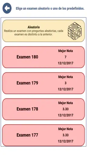 Examen coche B conducir España screenshot 3