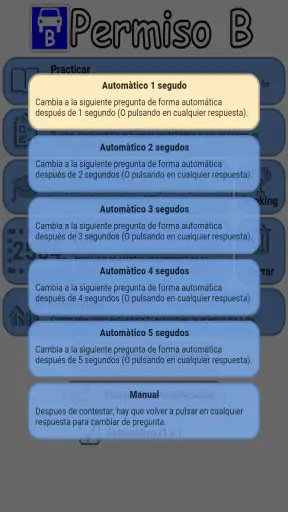 Examen coche B conducir España screenshot 7