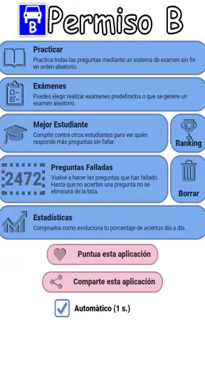 Examen coche B conducir España screenshot 8