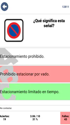 Examen coche B conducir España screenshot 9