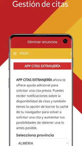Extranjería App screenshot 2