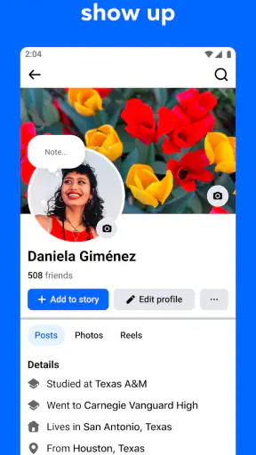 Facebook screenshot