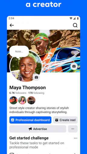 Facebook screenshot