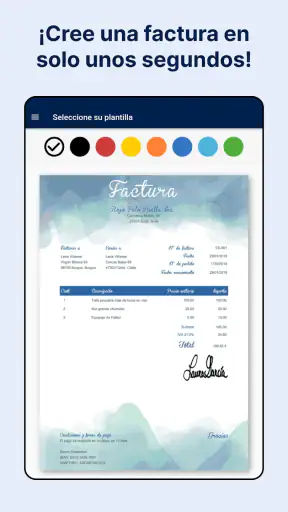 Factura App: Cree su factura screenshot 9