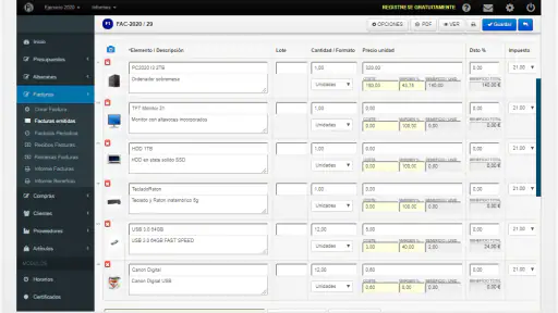 Facturas y CRM con FacturaOne screenshot 8