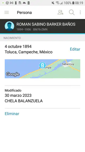 FamilySearch - Árbol screenshot 5
