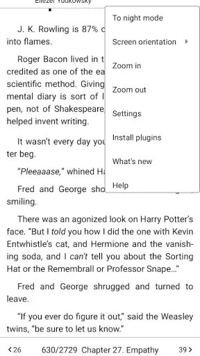 FBReader: lector favorito screenshot 5