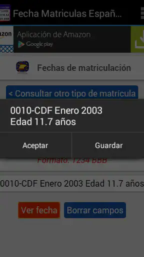 Fecha de Matriculación España screenshot 3