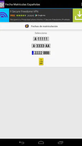 Fecha de Matriculación España screenshot 4