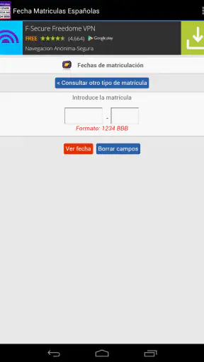 Fecha de Matriculación España screenshot 5