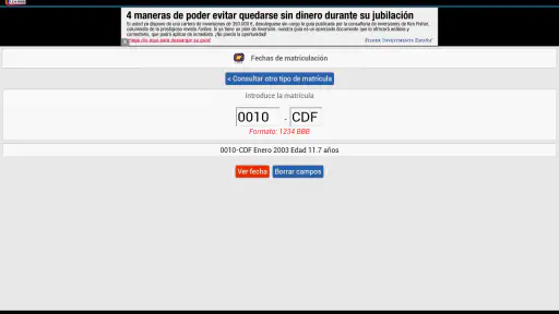 Fecha de Matriculación España screenshot 9